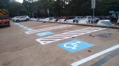 Sinalização para estacionamento